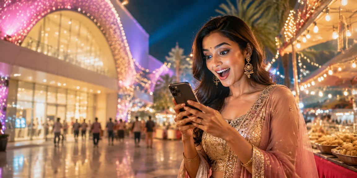 Live casino dealer with players on mobile in India